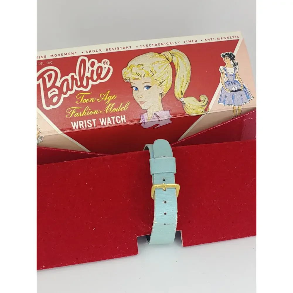 Rare Vintage 1963 Bradley Time Division Mattel Ponytail Barbie watch No. 5-191